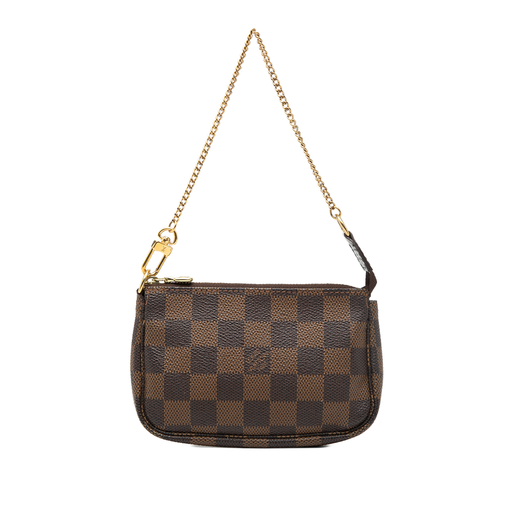 Pre-Loved Louis Vuitton Damier Ebene Mini Pochette Accessoires